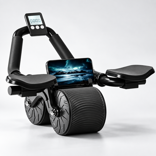 Automatic Rebound Ab Roller with Digital Display